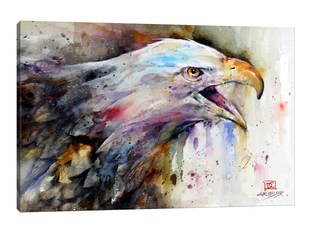 Eagle ( Animals > Birds > Eagles art) - 18x26 in