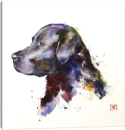 Dog Canvas Art Print - Labrador Retriever Art