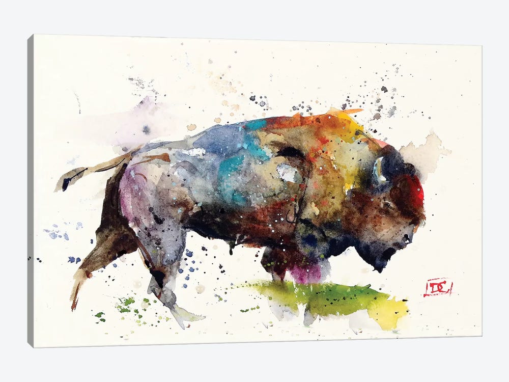 Bison II by Dean Crouser 1-piece Art Print
