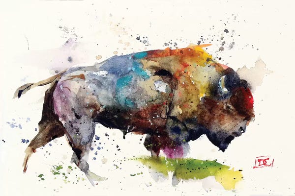 Animal Lover: Bison II by Dean Crouser