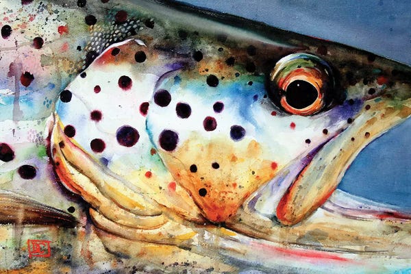 Intricate Watercolors: Brown's Eye View by Dean Crouser