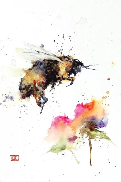 Bees: Cattail Conversation by Dean Crouser