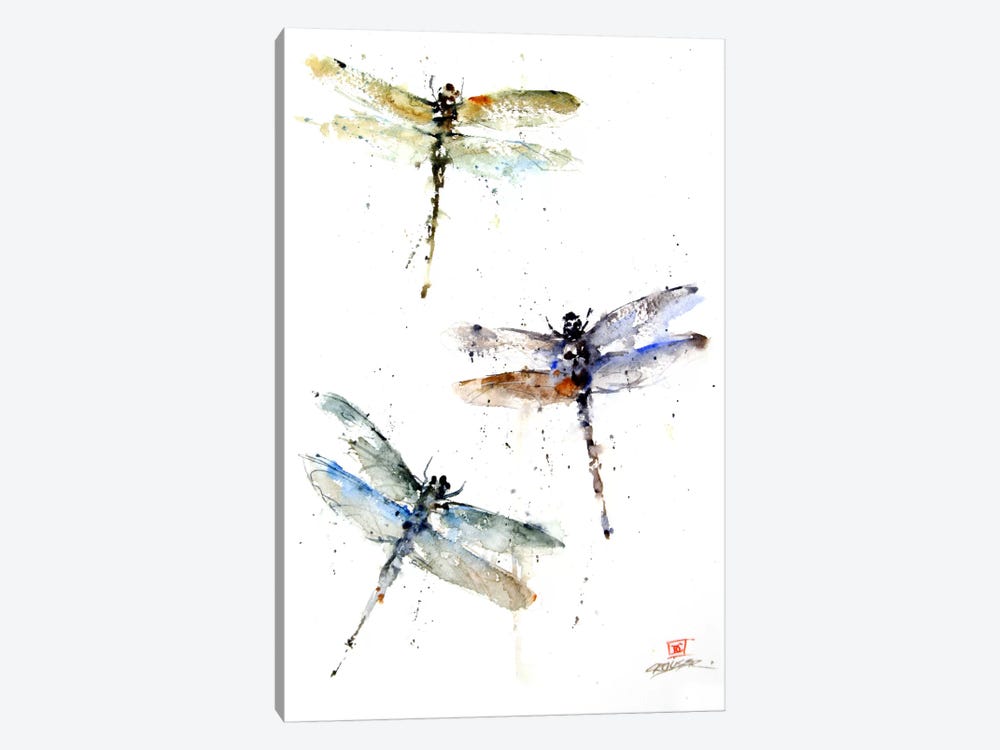 Dragonflies by Dean Crouser 1-piece Canvas Print