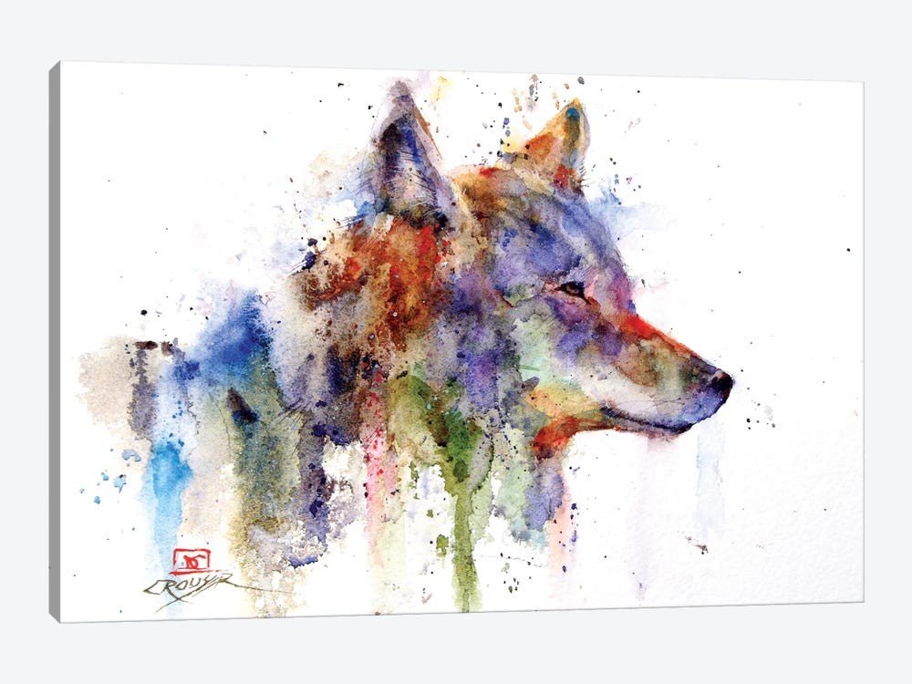 Coyote by Dean Crouser 1-piece Canvas Artwork
