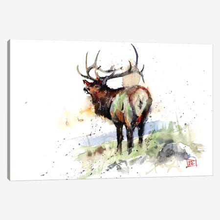 Elk III Canvas Print #DCR92} by Dean Crouser Canvas Wall Art
