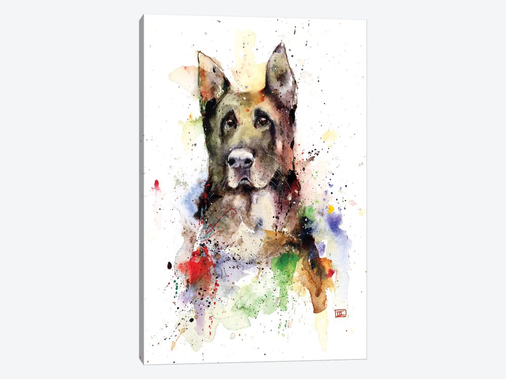German Shepherd by Dean Crouser 1-piece Art Print