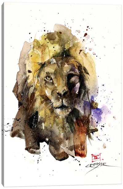 Lion Canvas Art Print - Dean Crouser