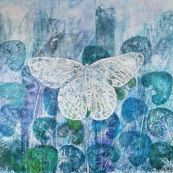 Grasses: Butterfly In The Blue by Daniela Carletti