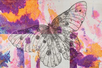 Butterfly The Flight by Daniela Carletti canvas print