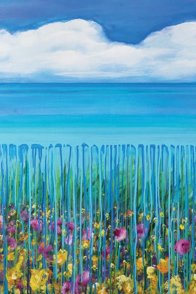 High Tide II by Daniela Carletti framed canvas print