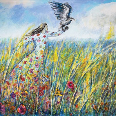 Into The Wild by Daniela Carletti framed canvas print