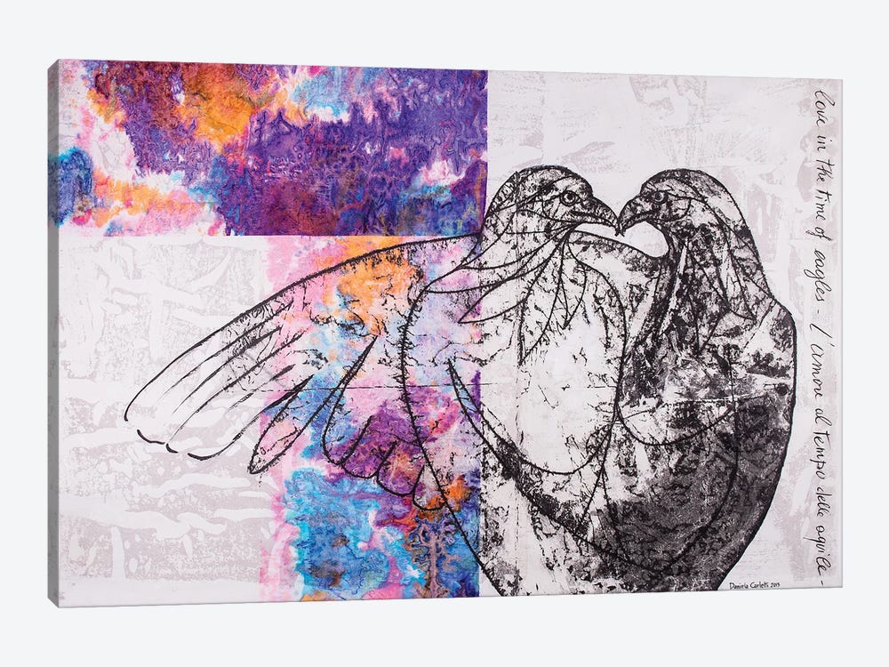 Kiss Of The Eagles by Daniela Carletti 1-piece Art Print