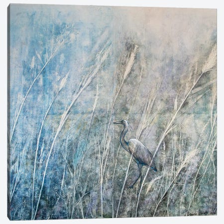 On The Path Of Herons III Canvas Print #DCT32} by Daniela Carletti Canvas Artwork