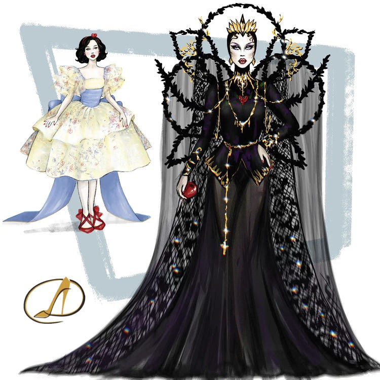 Evil Queen And Snow White