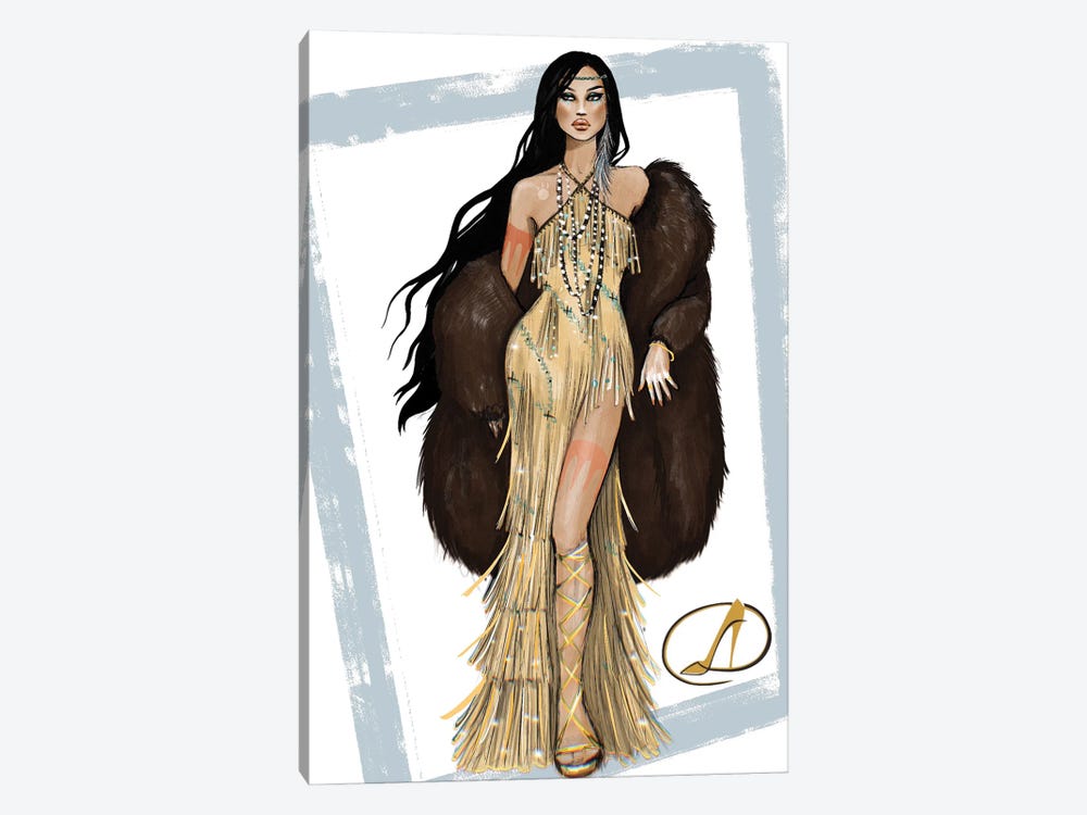 Pocahontas by Danilo Cerovic 1-piece Art Print