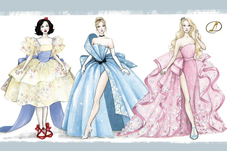 Snow White, Cinderella, Aurora