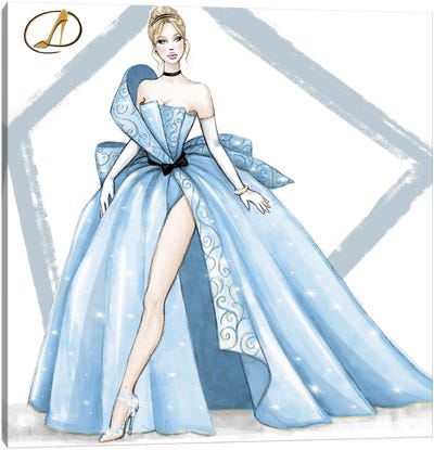 Cinderella Fashion Canvas Art Print