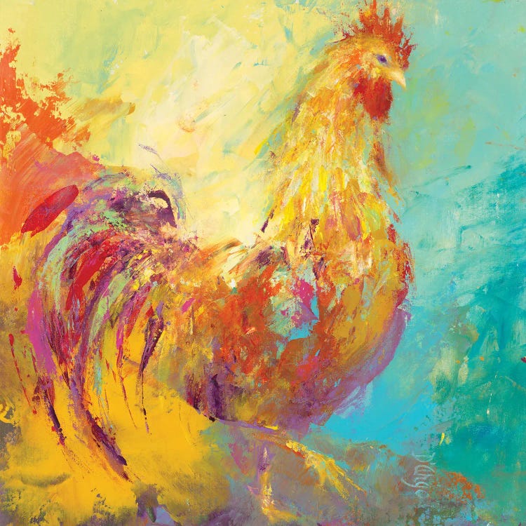 Funky Chicken I by Dina DArgo wall art