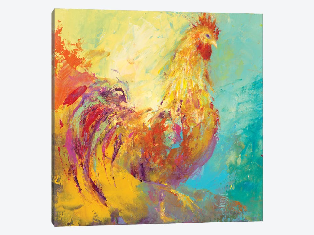 Funky Chicken I by Dina DArgo 1-piece Art Print