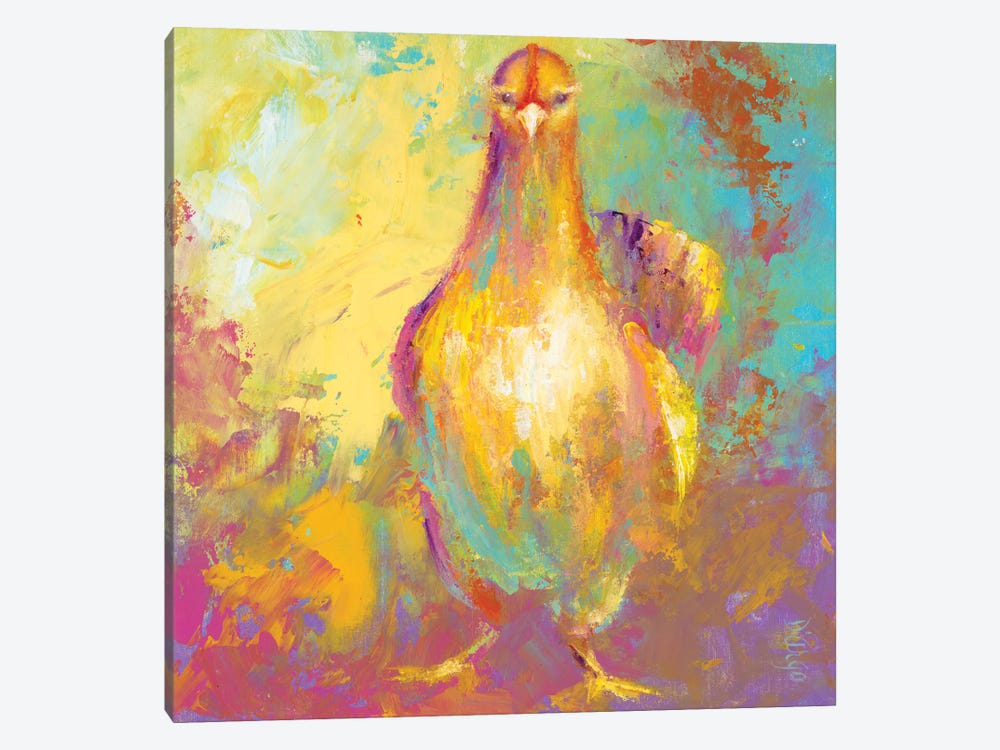 Funky Chicken II by Dina DArgo 1-piece Canvas Artwork