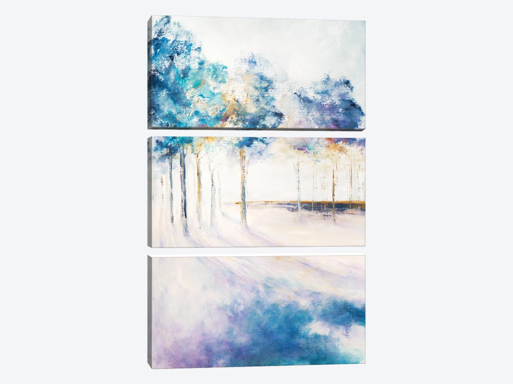 Shadow and Tall Trees by Dina DArgo 3-piece Canvas Art Print