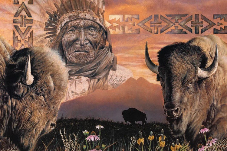 Keeper Of The Plains by David Behrens wall art