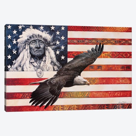 Spirit Of America Canvas Print #DDB18} by David Behrens Art Print