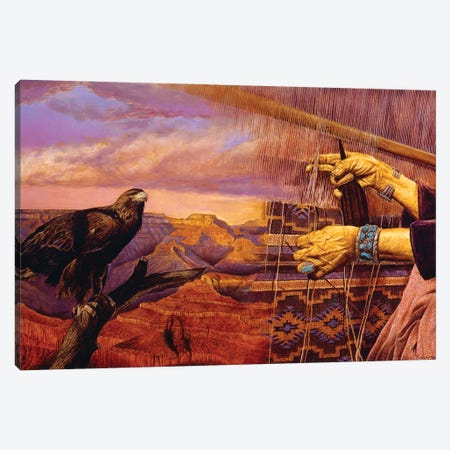 Canyon Weaver Canvas Print #DDB1} by David Behrens Canvas Artwork