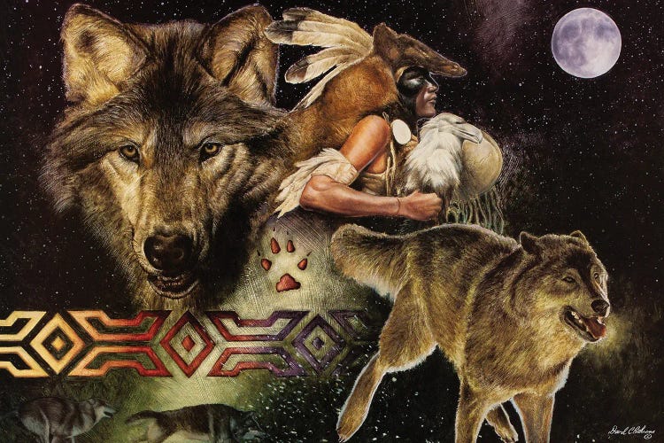 Arapaho Moon by David Behrens wall art