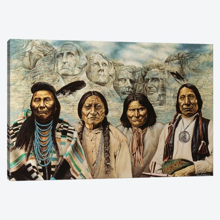 Original Founding Fathers Canvas Print #DDB9} by David Behrens Canvas Wall Art