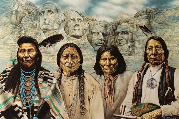 Native American Décor: Original Founding Fathers by David Behrens