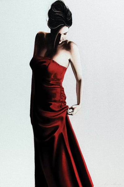 Red Dress by Drew Darcy art print