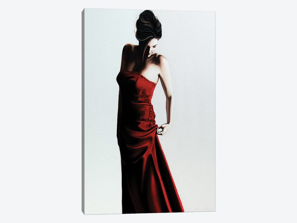 Red Dress by Drew Darcy 1-piece Art Print