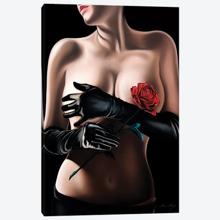 Kiss From A Rose Canvas Print #DDC7} by Drew Darcy Canvas Wall Art