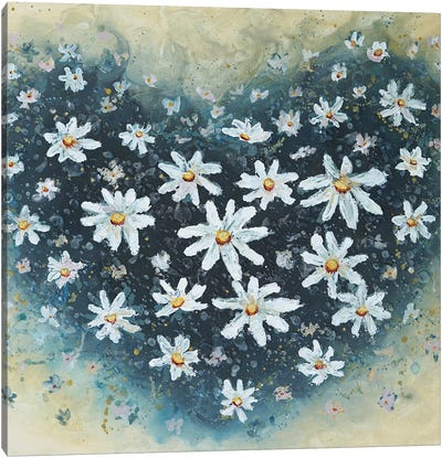 Delightful Heart Canvas Art Print - Amanda Dagg