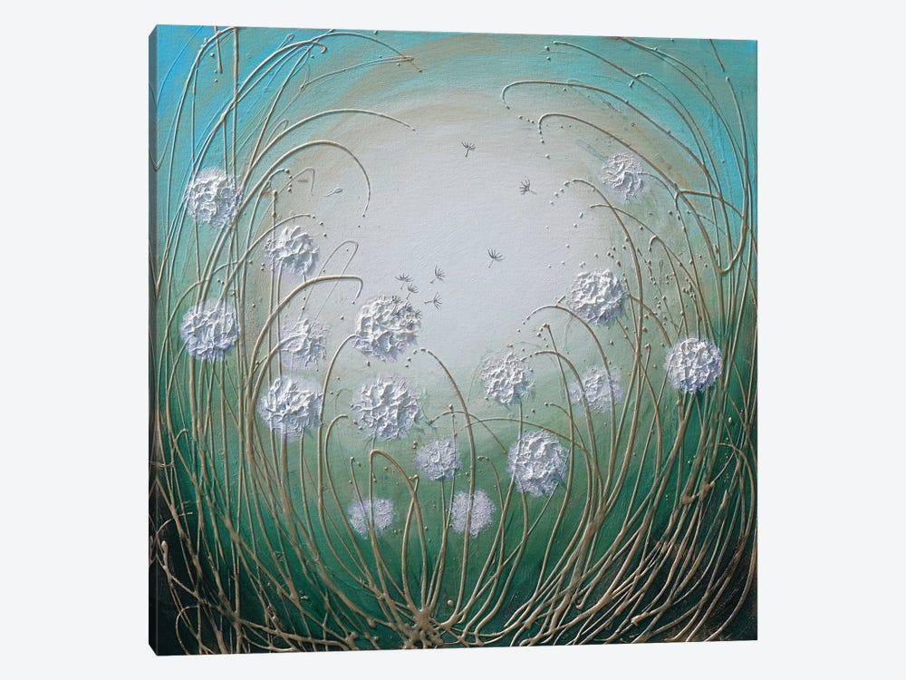 Dandelion Clocks by Amanda Dagg 1-piece Canvas Artwork