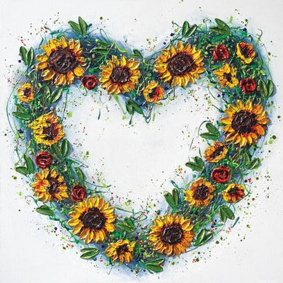 May Your Heart Bloom With Love by Amanda Dagg canvas print