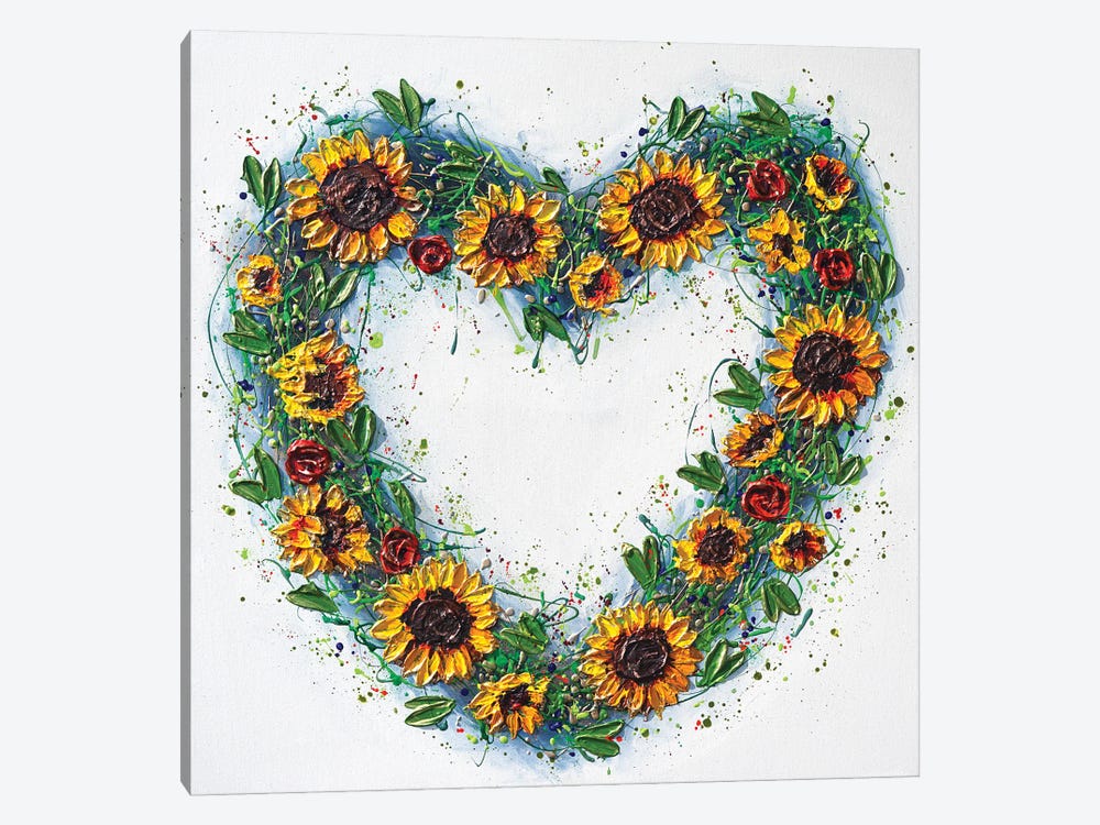 May Your Heart Bloom With Love by Amanda Dagg 1-piece Canvas Print