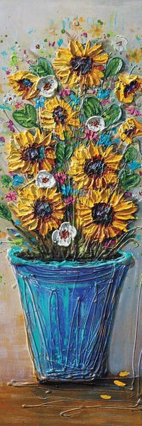 Canvas Print: Forever Summer Flowers by Amanda Dagg