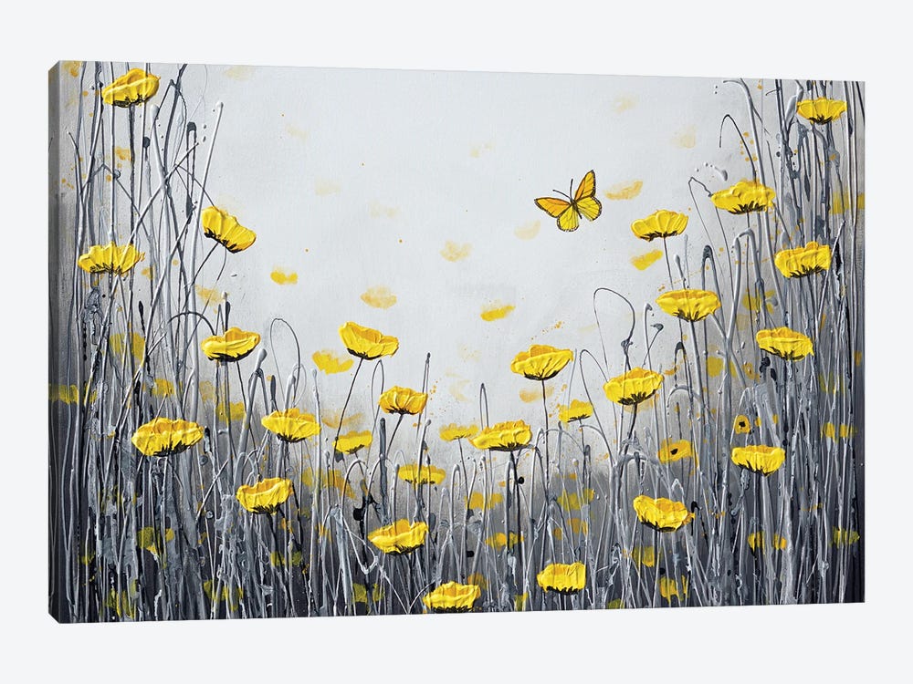 Happy Butterfly by Amanda Dagg 1-piece Canvas Artwork