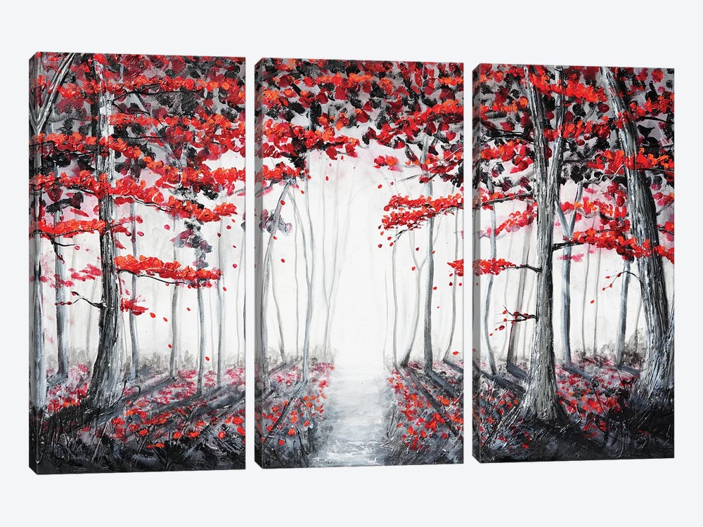 Magic Of The Forest by Amanda Dagg 3-piece Canvas Art Print