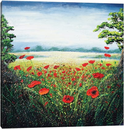 Lasting Memory Canvas Art Print - Poppy Art