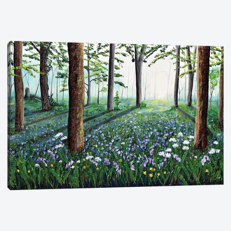 Bluebell Woods Canvas Print #DDG33} by Amanda Dagg Canvas Wall Art