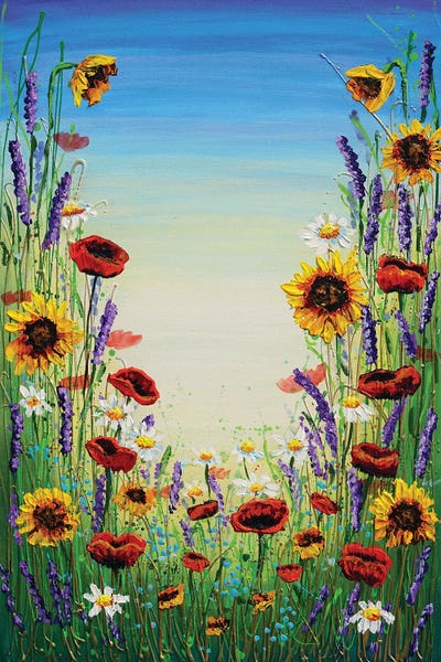 Fine Art Print: Symphony Of Wildflowers by Amanda Dagg