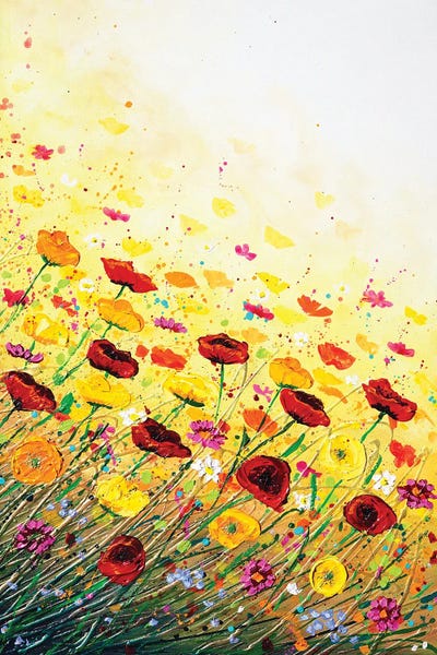 Wildflowers: A Bloom Of Happiness Right by Amanda Dagg