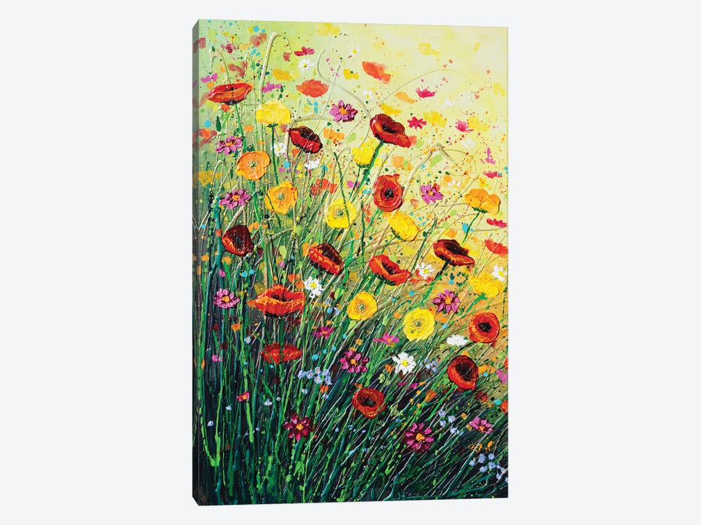 A Bloom Of Happiness Left by Amanda Dagg 1-piece Canvas Print
