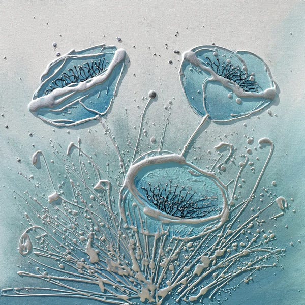 Delightful Blue Poppies