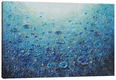 Blue Beauty Canvas Art Print - Turquoise Art