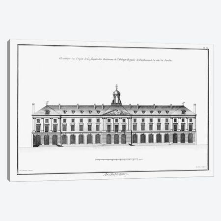 Architectural Elevation II Canvas Print #DDI9} by Denis Diderot Canvas Print