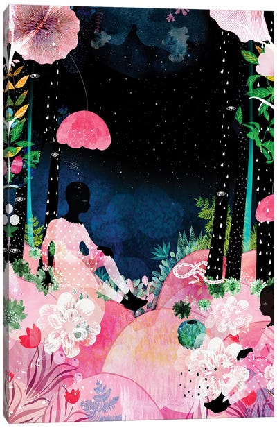 Island Night Canvas Art Print - Danse De Lune